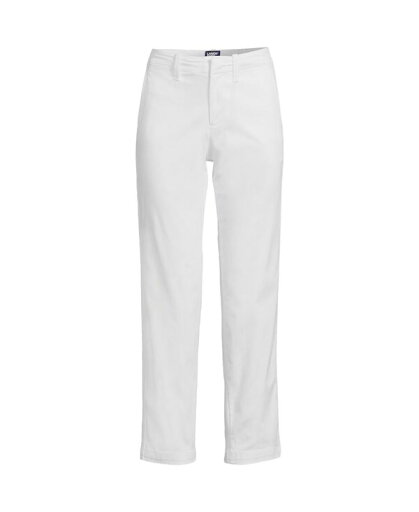 【送料無料】 ランズエンド レディース カジュアルパンツ ボトムス Women's Mid Rise Classic Straight Leg Chino Ankle Pants White 【送料無料】 ランズエンド レディース カジュアルパンツ ボトムス Women's Mid Rise Classic Straight Leg Chino Ankle Pants White