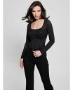 【送料無料】 ゲス レディース ブラジャー アンダーウェア Women's Studded Karolina Bodysuit Black