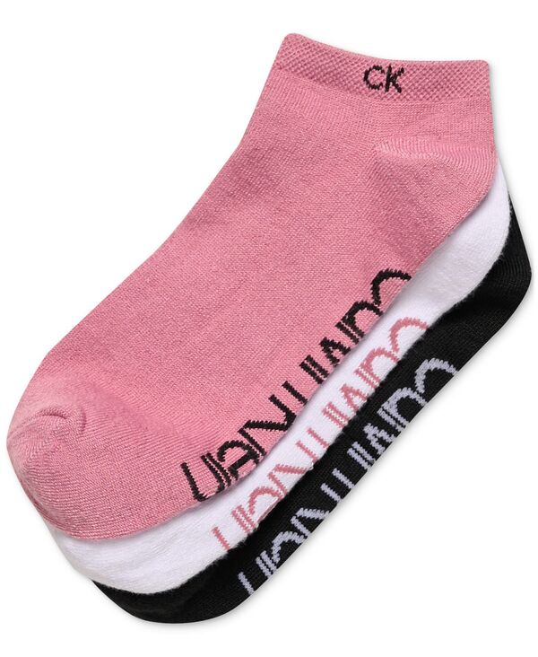 yz JoNC fB[X C A_[EFA Women's 3-Pk. Supersoft No Show Logo Socks Pink Assorted