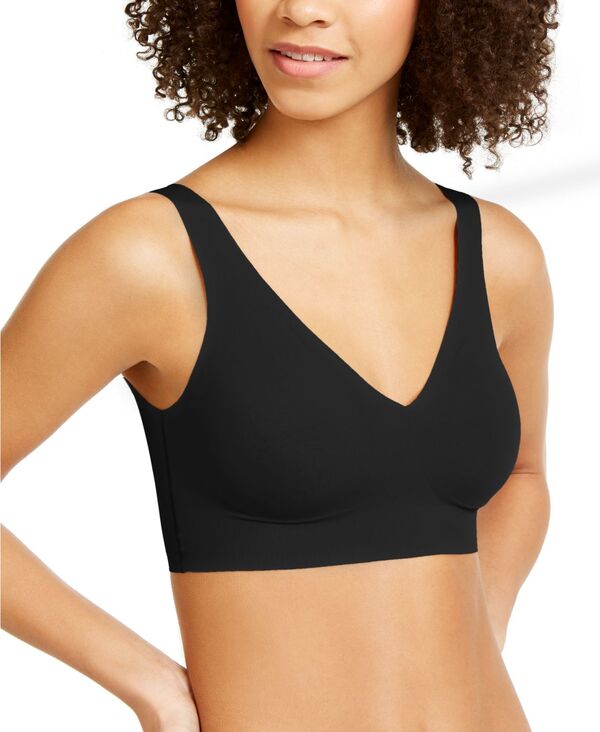  カルバンクライン レディース ブラジャー アンダーウェア Women's Invisibles Comfort Plunge Push-Up Bralette QF5785 Black