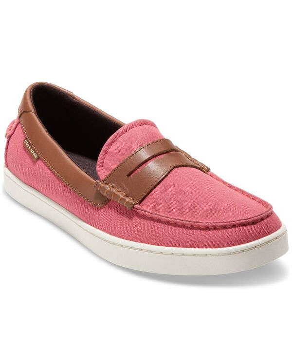 【送料無料】 コールハーン メンズ スリッポン・ローファー シューズ Men's Nantucket Slip-On Penny Loafers Mineral Red Canvas/ch Dk Sequoia/ Ivory