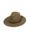 【送料無料】 マーカスアドレール レディース 帽子 アクセサリー Women's Packabable Panama Hat with Suede Trim D...