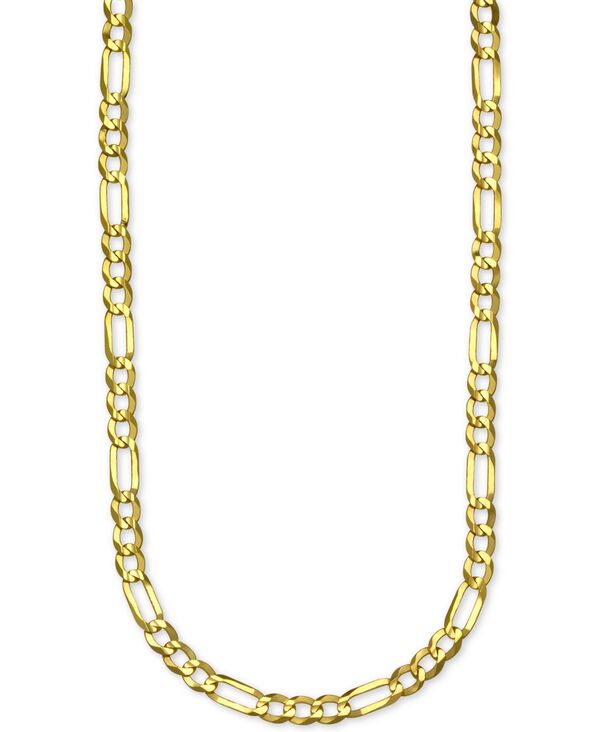 チョーカー 【送料無料】 イタリアン ゴールド レディース ネックレス・チョーカー・ペンダントトップ アクセサリー Figaro Link 20" Chain Necklace in 14k Gold Gold