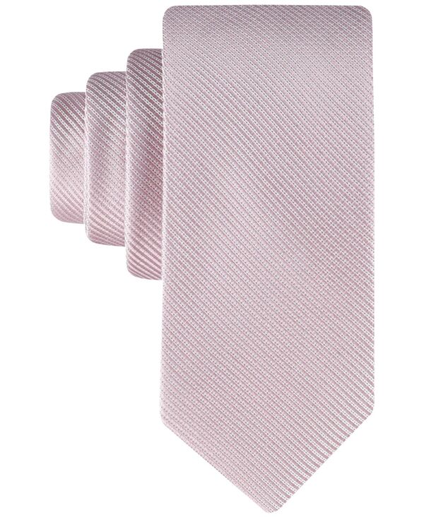 yz JoNC Y lN^C ANZT[ Men's Catrina Solid Stripe Tie Pink