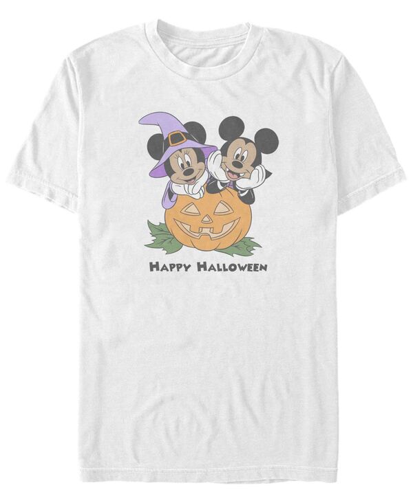 【送料無料】 フィフスサン メンズ Tシャツ トップス Men's Mickey Classic Pumpkin Mice Short Sleeves T-shirt White