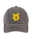 【送料無料】 ディズニー メンズ 帽子 アクセサリー Men's Pooh Head Chenille Patch Dad Cap Grey