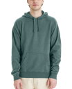 【送料無料】 ヘインズ メンズ パーカー・スウェット フーディー アウター Men's Garment Dyed Fleece Hoodie Green