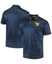 【送料無料】 コロシアム メンズ ポロシャツ トップス Men's Navy West Virginia Mountaineers Marshall Polo ...