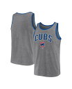 【送料無料】 ファナティクス メンズ タンクトップ トップス Men's Heather Gray Chicago Cubs Primary Tank Top Heather Gray