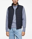 【送料無料】 マンゴ メンズ ベスト アウター Men's Ultralight Water-Repellent Quilted Vest Navy