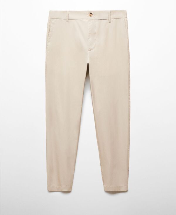 ̵ ޥ  奢ѥ ܥȥॹ Men's 100% Slim-Fit Cotton Pants Light/Pa...