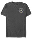 【送料無料】 フィフスサン メンズ Tシャツ トップス Star Trek Men's Deep Space Nine Starfleet Command Mission Certified Short Sleeve T-Shirt Charcoal
