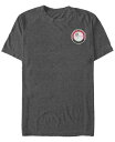 【送料無料】 フィフスサン メンズ Tシャツ トップス Star Wars Men's Death Star Badge Short Sleeve T-Shirt Charcoal H