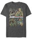 【送料無料】 フィフスサン メンズ Tシャツ トップス Men's G.I.Joe Character Box Up Short Sleeve T-Shirt Dark Gray(4)
