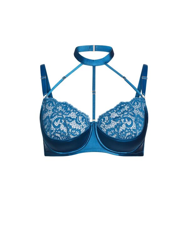 【送料無料】 シティーシック レディース ブラジャー アンダーウェア Women's Hollie Underwire Demi Bra Poseidon