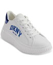 【送料無料】 ダナ キャラン ニューヨーク レディース スニーカー シューズ Women's Leon Lace-Up Logo Sneakers White/...