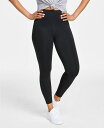 【送料無料】 イデオロギー レディース レギンス ボトムス Women's Solid 7/8 Compression Leggings Deep Black