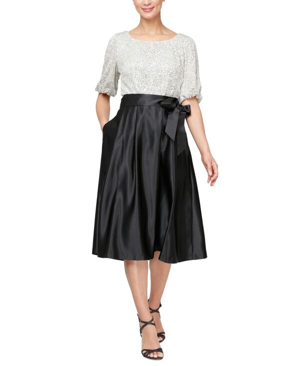 yz AbNXCujOX fB[X XJ[g {gX Women's Tea-Length A-Line Ball Skirt Black