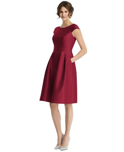 【送料無料】 アルフレッド レディース ワンピース トップス Boat-Neck A-Line Dress Burgundy 【送料無料】 アルフレッド レディース ワンピース トップス Boat-Neck A-Line Dress Burgundy