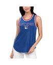 【送料無料】 ジースリー フォーハー バイ カール バンクス レディース タンクトップ トップス Women's Blue New York Rangers S...