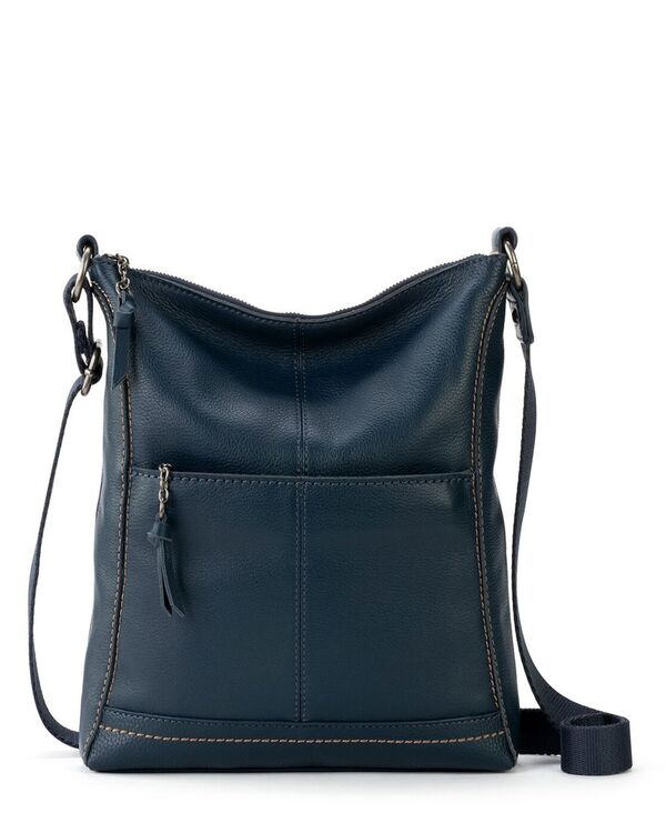 【送料無料】 ザサック レディース ショルダーバッグ バッグ Women's Lucia Leather Crossbody Indigo