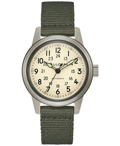 【送料無料】 ブロバ レディース 腕時計 アクセサリー Women's Automatic Hack Green Nylon Strap Watch 38mm No Color 【送料無料】 ブロバ レディース 腕時計 アクセサリー Women's Automatic Hack Green Nylon Strap Watch 38mm No Color