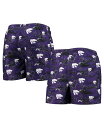【送料無料】 フォコ メンズ ハーフパンツ・ショーツ 水着 Men's Purple Kansas State Wildcats Island Palm Swi...