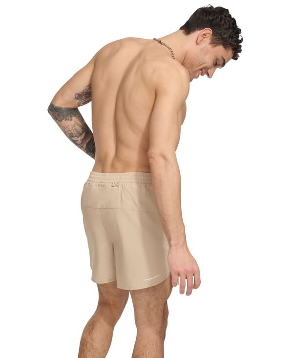 【送料無料】 ダナ キャラン ニューヨーク メンズ ハーフパンツ・ショーツ 水着 Men's Stretch Hybrid 5" Volley Shorts Tan