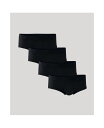 【送料無料】 パクト メンズ ブリーフパンツ アンダーウェア Men's Everyday Brief 4-Pack Black
