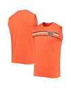【送料無料】 ニューエラ メンズ タンクトップ トップス Men's Orange Chicago Bears Brushed Sleeveless Tank ...