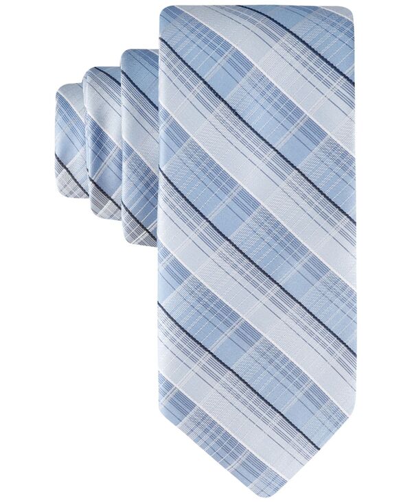 カルバン・クライン ネクタイ 【送料無料】 カルバンクライン メンズ ネクタイ アクセサリー Men's Savion Plaid Tie Light Blue