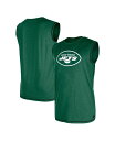 【送料無料】 ニューエラ メンズ タンクトップ トップス Men's Green New York Jets Tank Top Green