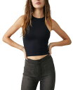 【送料無料】 フリーピープル レディース シャツ トップス Women's Clean Lines Cropped Camisole Top Black