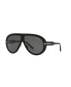【送料無料】 トム・フォード レディース サングラス・アイウェア アクセサリー Unisex Sunglasses Ft0836 Tr001306 Shiny ...
