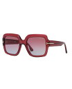 【送料無料】 トム・フォード レディース サングラス・アイウェア アクセサリー Women's Sunglasses Kaya Red Shiny