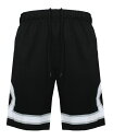 【送料無料】 ギャラクシーバイハルビック メンズ ハーフパンツ・ショーツ ボトムス Men's Premium Active Moisture Wicking Workout Mesh Shorts With Trim Black(4)