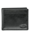 【送料無料】 マンシーニ メンズ 財布 アクセサリー Men's Equestrian2 Collection RFID Secure Billfold with Removable Left Wing Passcase and Coin Pocket Black(4)