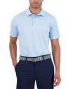 【送料無料】 ベンシャーマン メンズ ポロシャツ トップス Solid Tech Pique Sports Fit Polo Light Blue