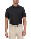 【送料無料】 ベンシャーマン メンズ ポロシャツ トップス Solid Tech Pique Sports Fit Pocket Polo Black
