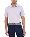【送料無料】 ベンシャーマン メンズ ポロシャツ トップス Solid Tech Pique Sports Fit Pocket Polo Orchid