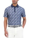 【送料無料】 ベンシャーマン メンズ ポロシャツ トップス Guitar Picks Tech Jersey Sports Fit Polo Blue(4)
