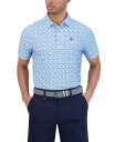 【送料無料】 ベンシャーマン メンズ ポロシャツ トップス Psychedelic Helmet Tech Jersey Sports Fit Polo Blue
