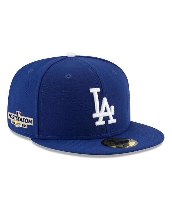 ニューエラ メンズ 帽子 アクセサリー Men's Royal Los Angeles Dodgers 2022 Postseason Side Patch 59FIFTY Fitted Hat Royal