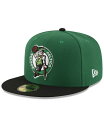 【送料無料】 ニューエラ メンズ 帽子 アクセサリー Boston Celtics Basic 2 Tone 59FIFTY Fitted Cap Kelly ...