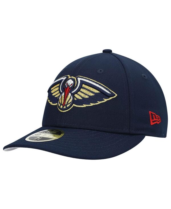 【送料無料】 ニューエラ メンズ 帽子 アクセサリー Men's Navy New Orleans Pelicans Team Low Profile 59FIFTY Fitted Hat Navy