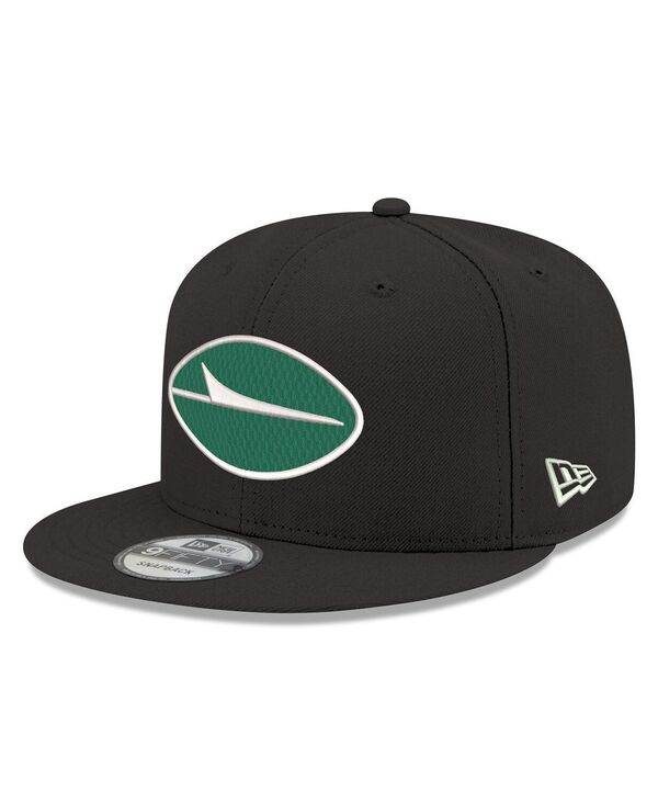 【送料無料】 ニューエラ メンズ 帽子 アクセサリー Men's Black New York Jets Standard 9FIFTY Snapback Hat Black