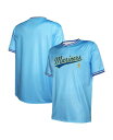 【送料無料】 スティッチーズ メンズ シャツ トップス Men's Light Blue Seattle Mariners Cooperstown Collection Team Jersey Light Blue Royal(4)