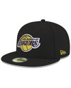 【送料無料】 ニューエラ メンズ 帽子 アクセサリー Los Angeles Lakers Basic 59FIFTY Fitted Cap Black