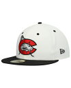 【送料無料】 ニューエラ メンズ 帽子 アクセサリー Men's White Carolina Mudcats Authentic Collection Tea...