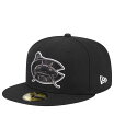 【送料無料】 ニューエラ メンズ 帽子 アクセサリー Men's Black Carolina Mudcats Theme Nights Blackout 59...